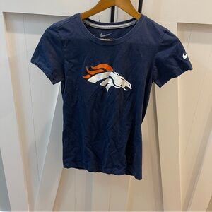 Nike Navy Blue Broncos #18 Peyton Manning size S